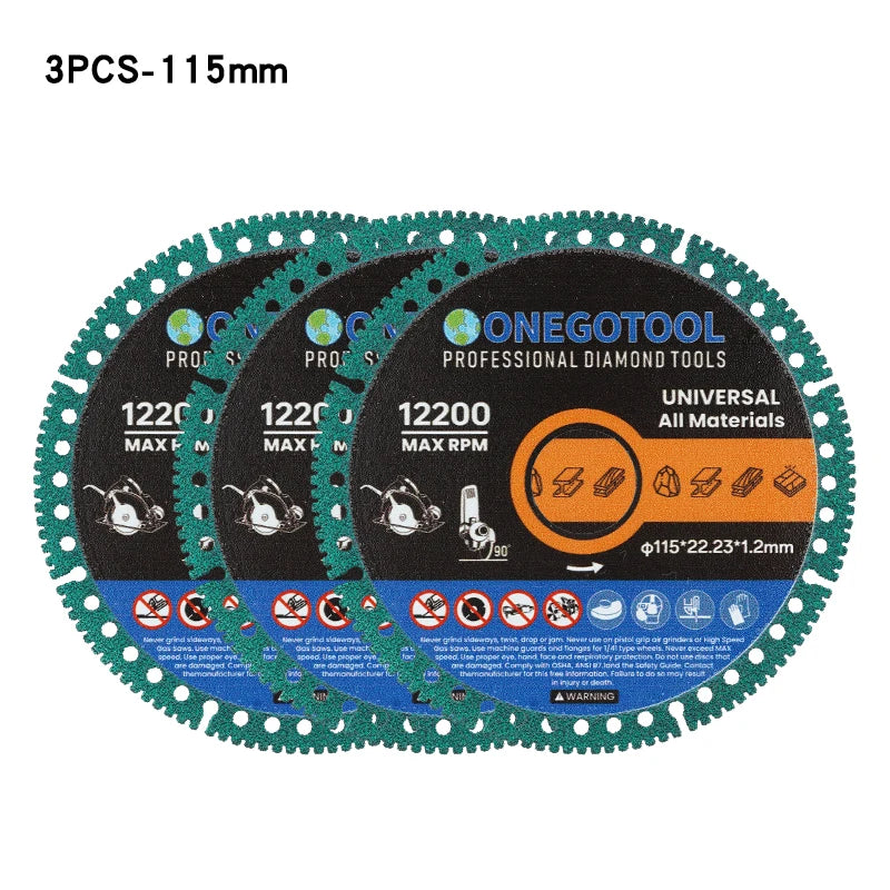 Composite Multifunctional Cutting Saw Blade 110/125mm Ultra-thin Saw Blade Ceramic Tile Glass Cutting Disc For Angle Grinder