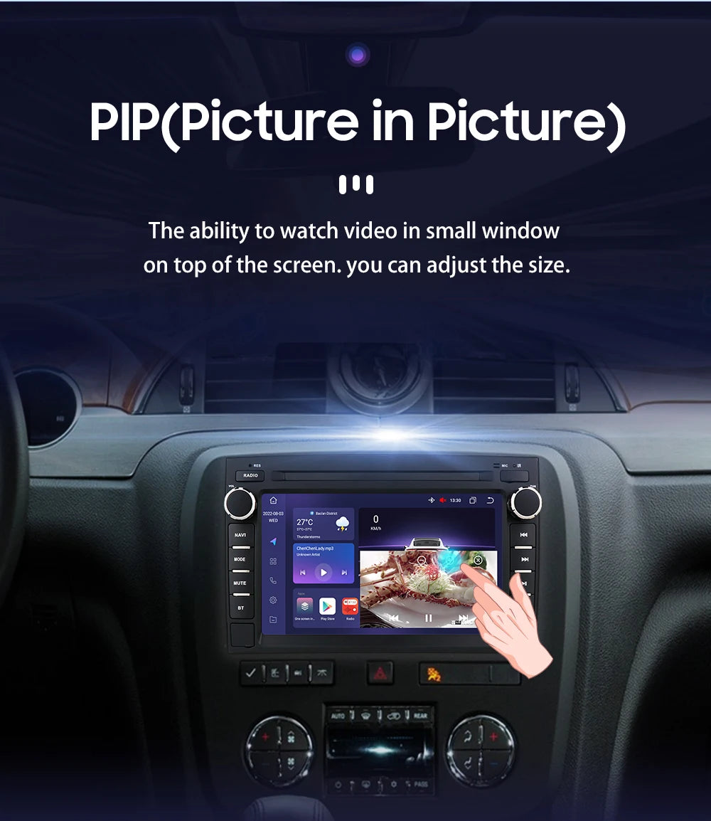 7" Android Car Stereo with GPS & Bluetooth — Chevrolet Silverado, Impala, Traverse & GMC Sierra