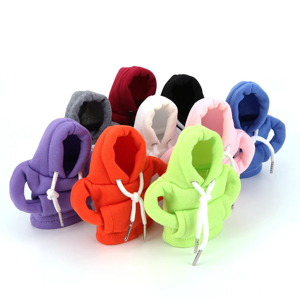Hoodie Car Gear Shift Knob Cover Fashion Gearshift Handle Gear Lever Decorative Hoodie Sweatshirt Cover Auto Interior Accessorie