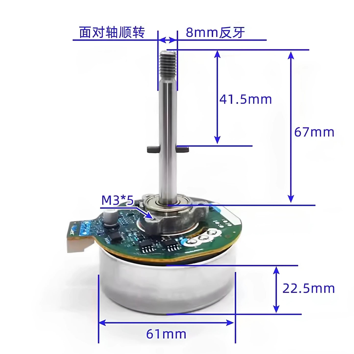 NIDEC 48F704SA20 DC12-24V 45W External Rotor Brushless Motor Double ball bearings Suitable silent Fan Modification