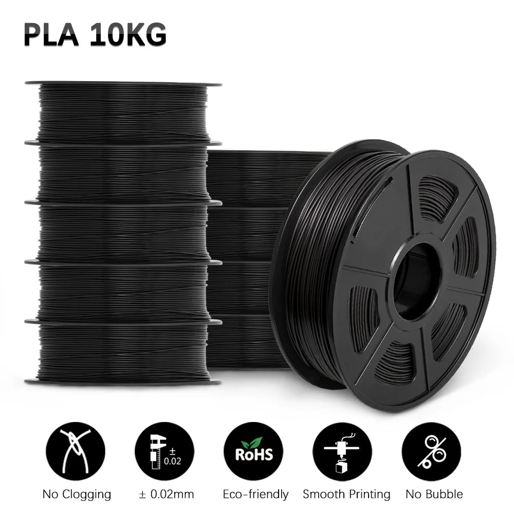 SUNLU 3D Filament PLA/PLA META/PETG/ABS/TPU/PLA MATTE 1.75mm 10Roll 1KG/0.5KG 3D Printer Filament for 3D Printer