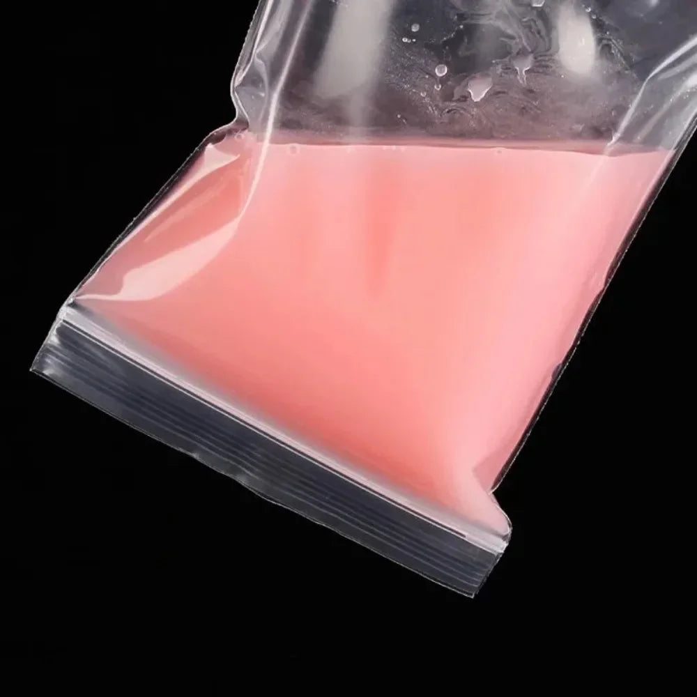 100/300PCS Transparent Zip Bags Food Jewelry Vacuum Storage Bag Plastic Thicken Reclosable Poly Bag Kitchen Organization Package