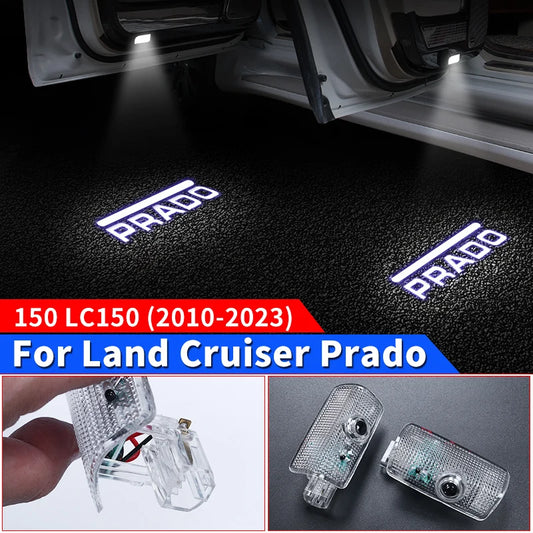 For Toyota Land Cruiser Prado 150 2010-2023 Interior Upgraded Accessories LC150 FJ150 Car Door Lower Corner light courtesy lamp