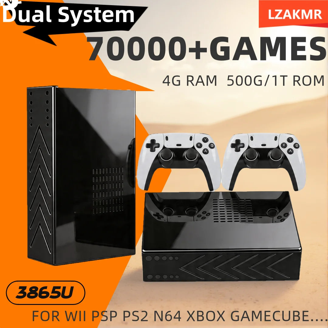 R3 Pro Batocera Game Console — 4K HD, 60+ Emulators, Wireless Controller TV Console