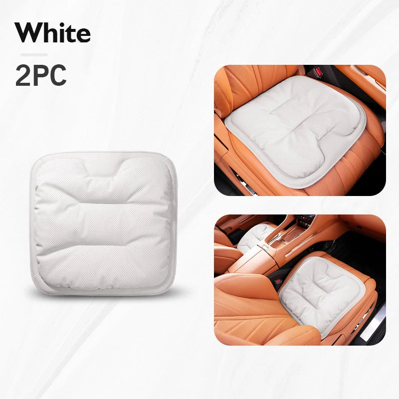 Universal Car Seat Cover – Leather Waist Cushion & Seat Protection Pad for All Seasons