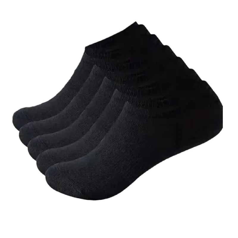 Men's Cotton Blend Crew Socks, 5 Pairs