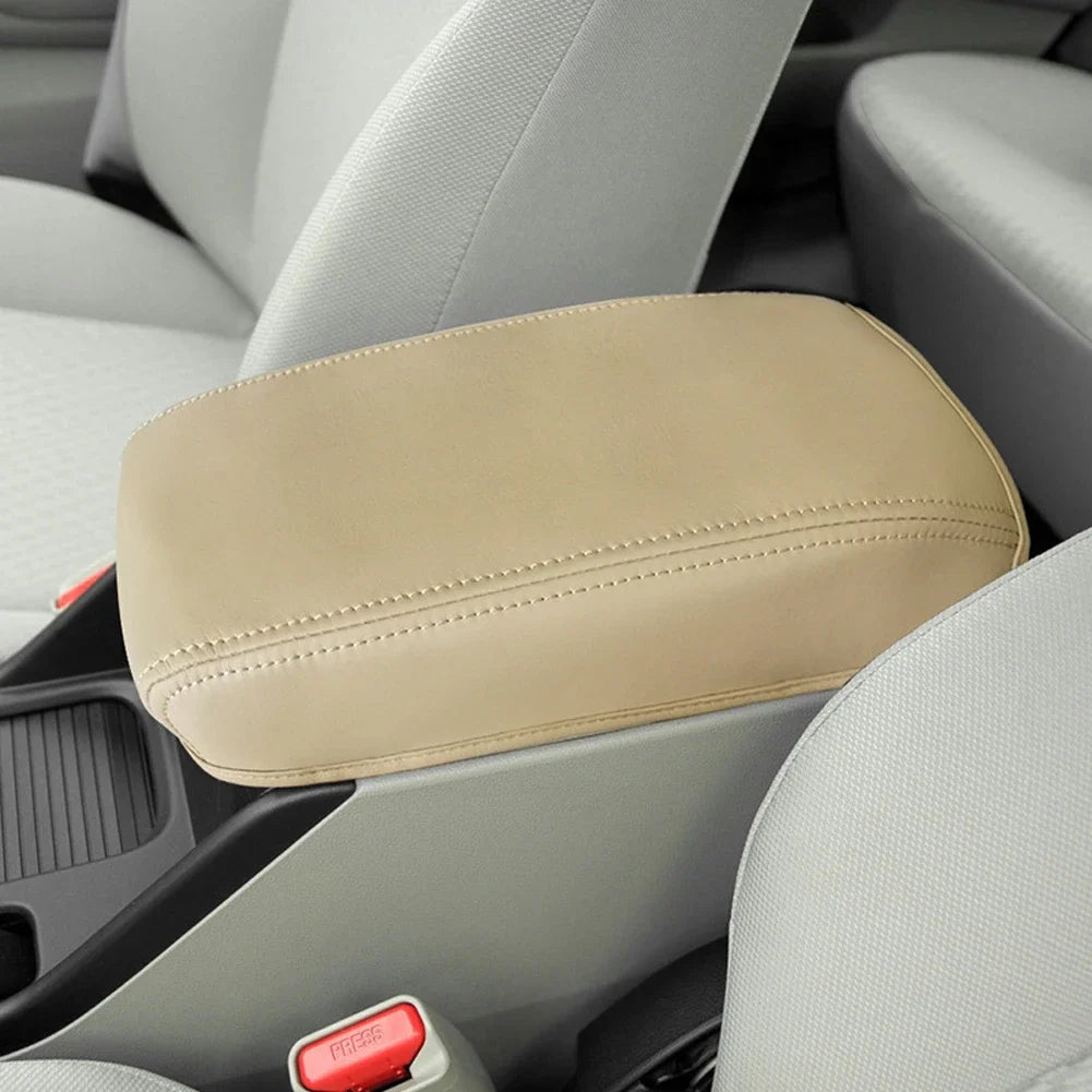 For 2012 2013 2014 2015 Honda CIVIC 9th Gen Microfiber Leather Center Control Armrest Box Cover Automotive Interior Accessories