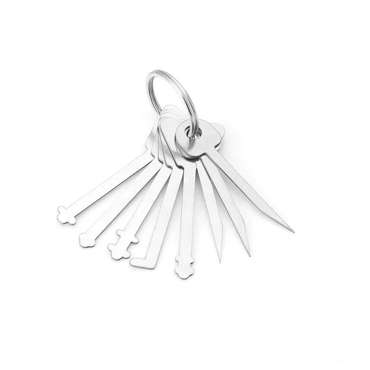 Master Keys Skeleton Lock Hook Warded Pick Open Doors Key Set Tools for Door Lock Opening Keychain Master Key To Open All Doors