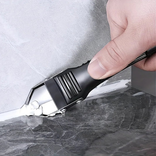 1Set 3 in 1 Silicone Caulking Tools, Stainless Steelhead Caulk Remover and Sealant Scraper