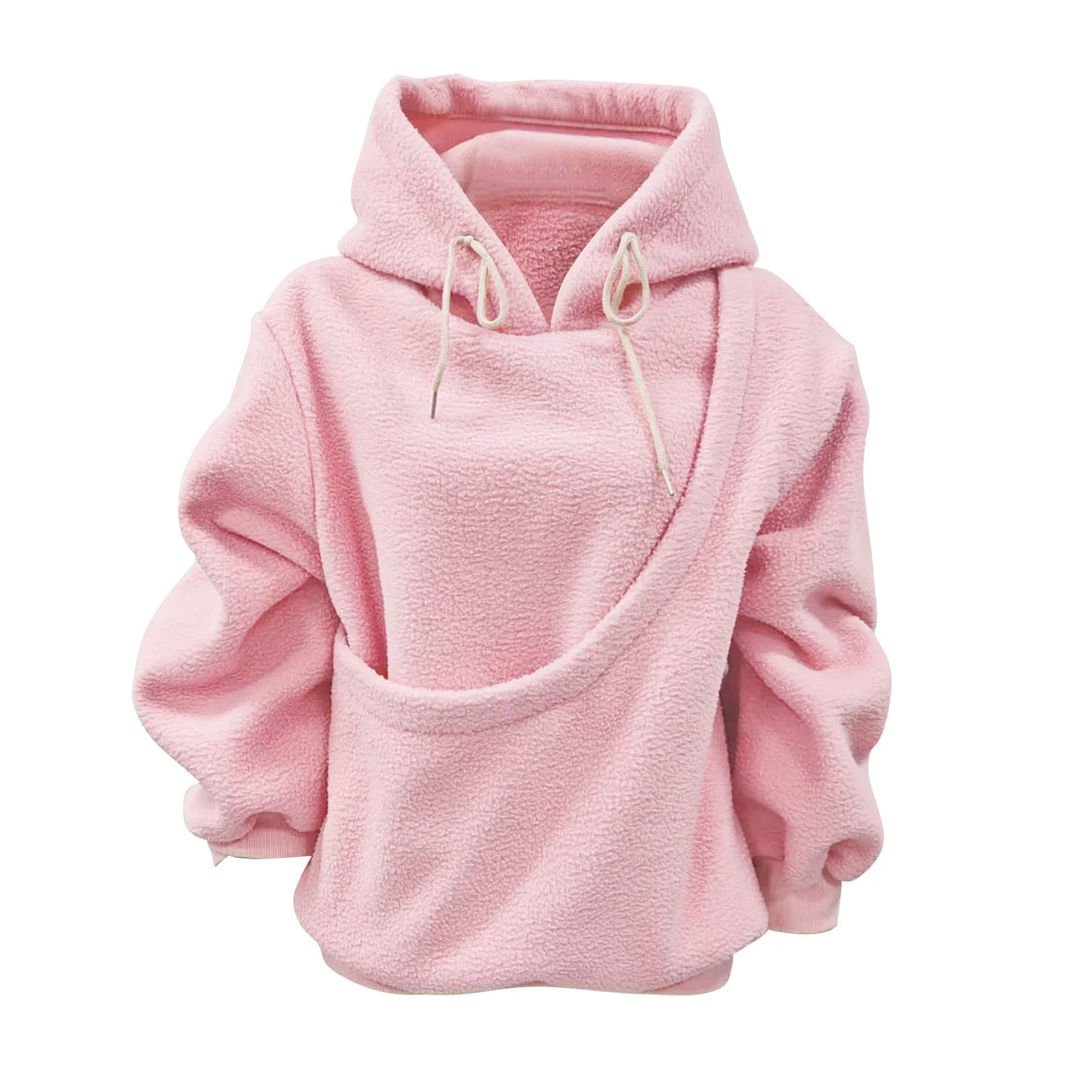Women's Pet Carrier Hoodie with Kangaroo Pouch for Small Dogs and Cats