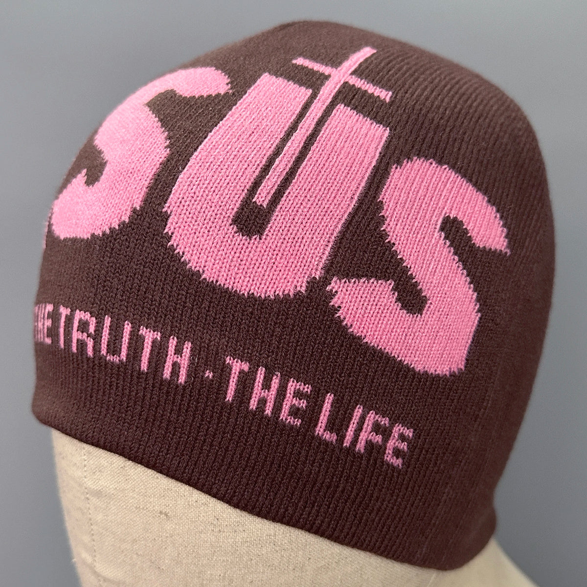 Jesus Letter Jacquard Knit Beanie, Unisex