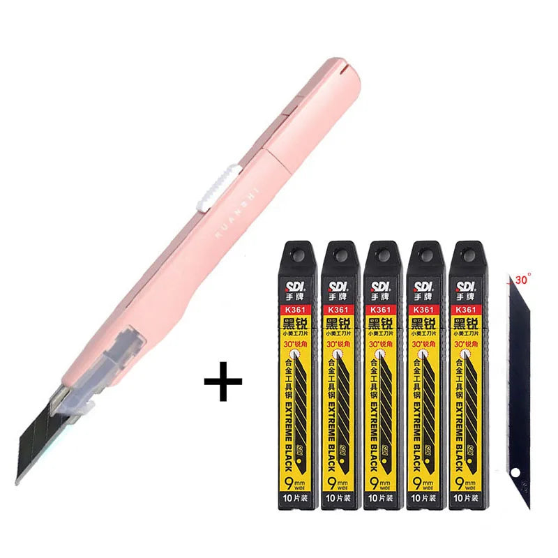 Vinyl Utility Knife Anti Shaking Car Stickers Decals Blade Cutter Knife PPF Film Window Tint Craft Cutting Line Paper DIY Tool