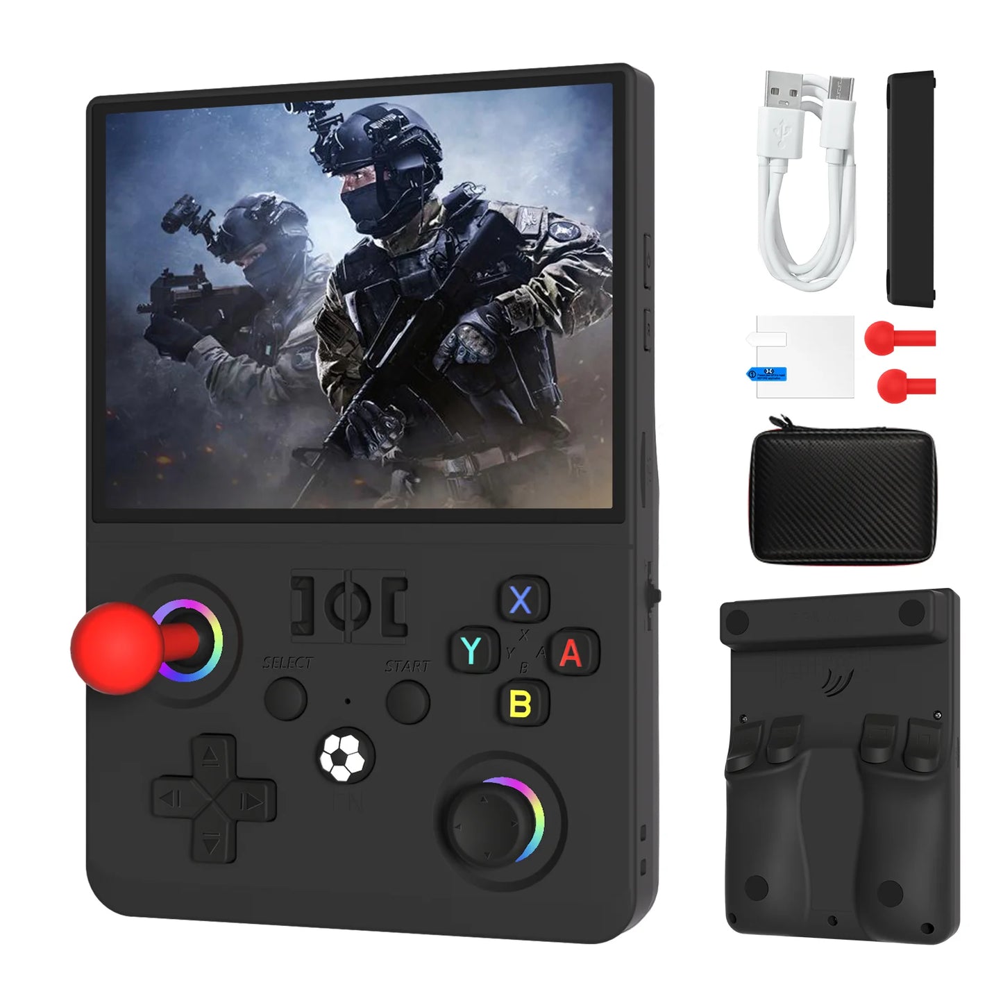 R36 Max2 Retro Console - 4.5" HD Screen, Open-Source Fun