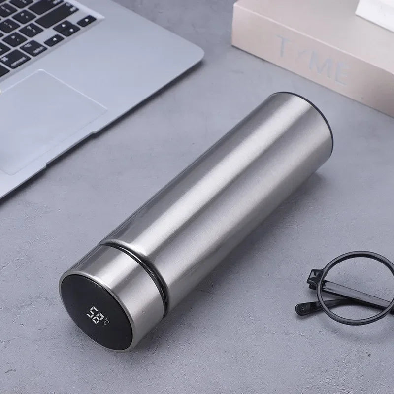 500ML Smart Thermos Bottle – LED Temperature Display Vacuum Flask | Insulated Sports Water Cup