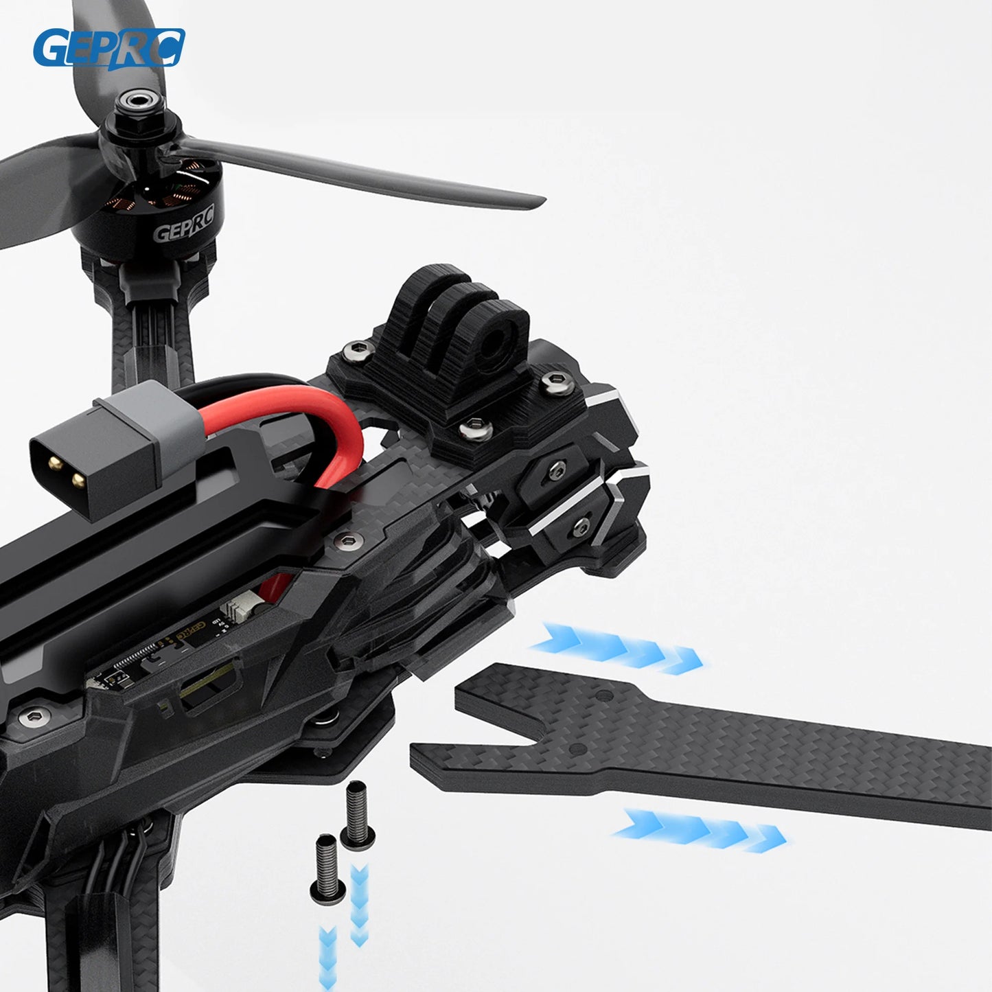 GEPRC Vapor-X5 D5 HD O4 Pro FPV Drone 5Inch O4 Air Unit VTX RC Quadcopter Freestyle Drone 4K120fps Recording 2207E 1960KV Motor