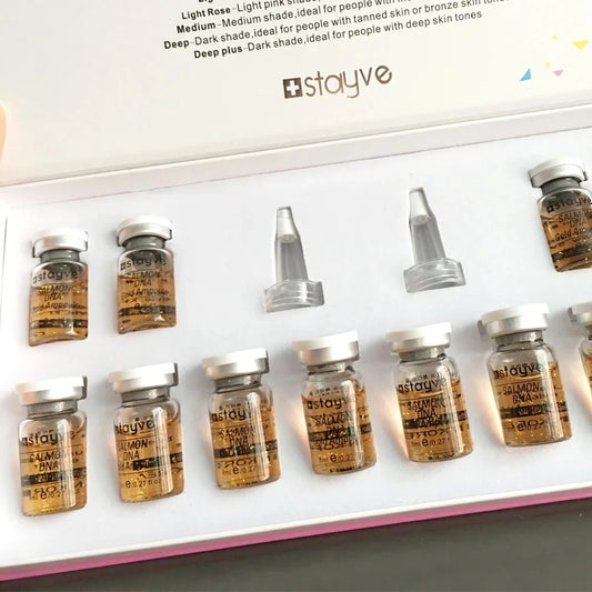 Stayve Salmon DNA Golden Ampoule Serum Kit | Lifting, Firming & Moisturizing Korean Facial Care
