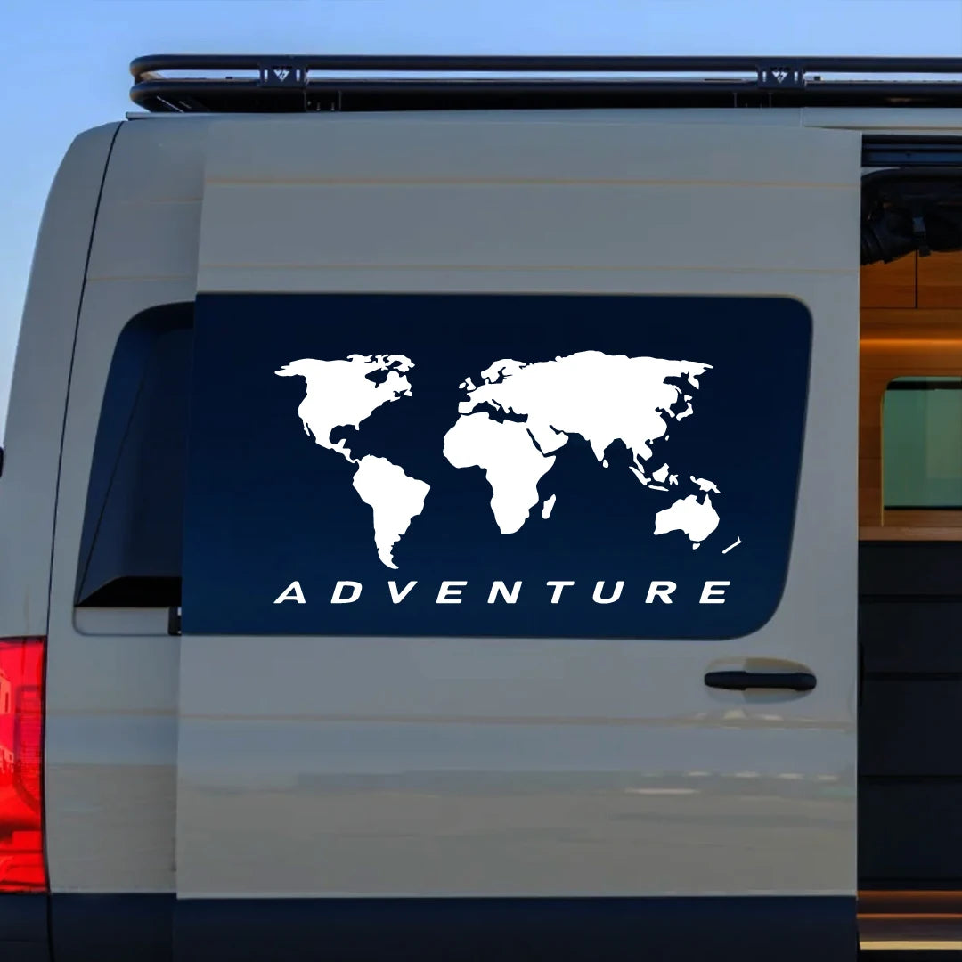 World Map Universal Auto Sticker Art Auto Motorcycle Trucks Racing SUV Bumper Laptop Suitcase Vinyl Decal