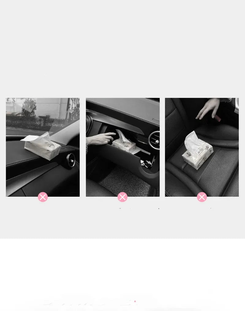 duck Creative  Ass Tissue Box Soft Cartoon Paper Napkin Case Cute Animals Car Paper Boxes Lovely Napkin Holder for Car Seat