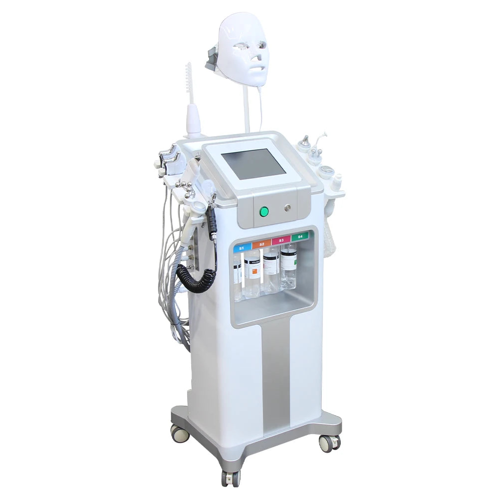 12-in-1 Hydra Facial Machine — Aqua Peel Skin Cleansing Device