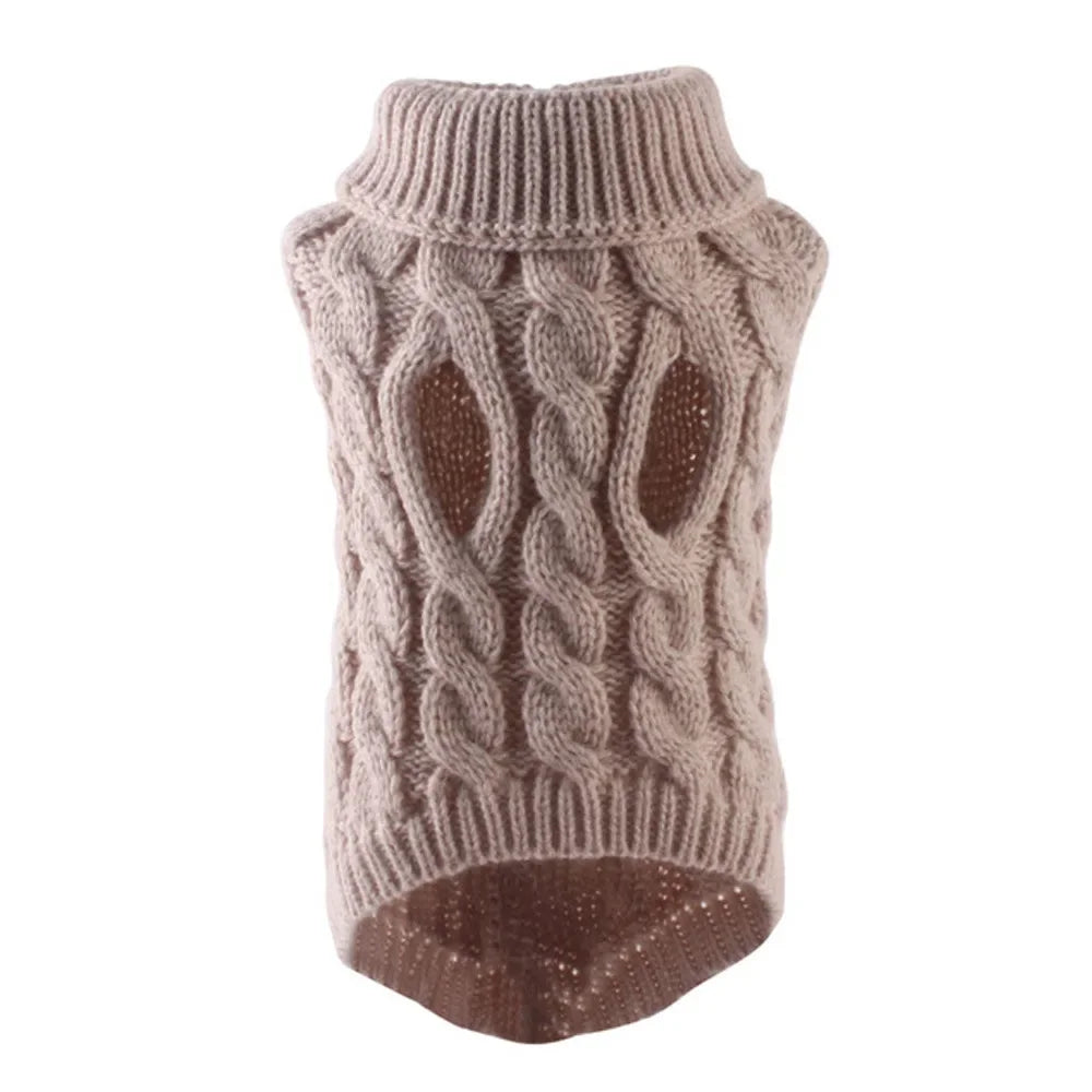 Knitted Winter Dog Coat - Warm Sweater for Small and Medium Dogs - photo 10