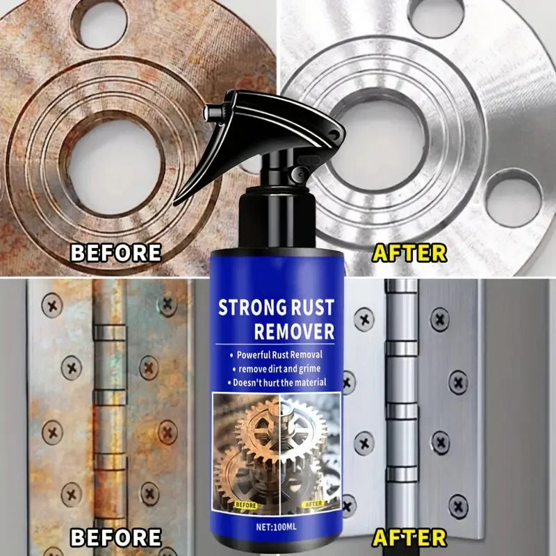 Multifunctional car rust remover used for removing rust providing surface protection on car brake pads iron metal surface 1/3PCS