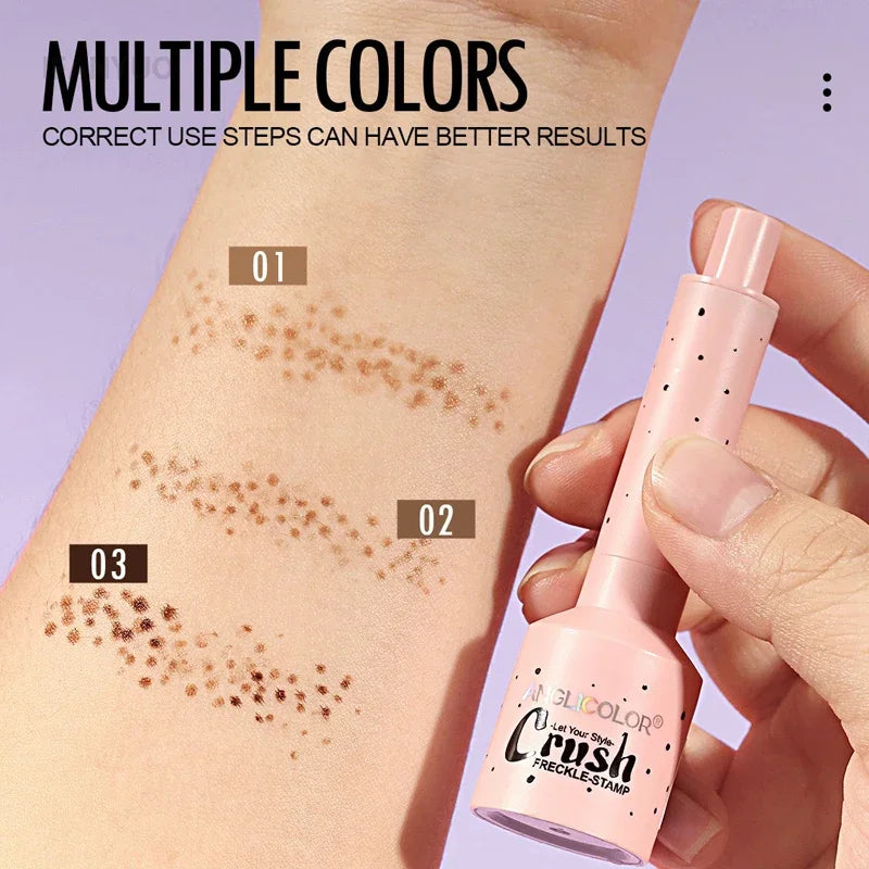 Liquid Air Cushion Freckle Stamp Pen Five-point Head Freckle Natural Simulation Fake Dot Spot Pen Waterproof Lasting Makeup