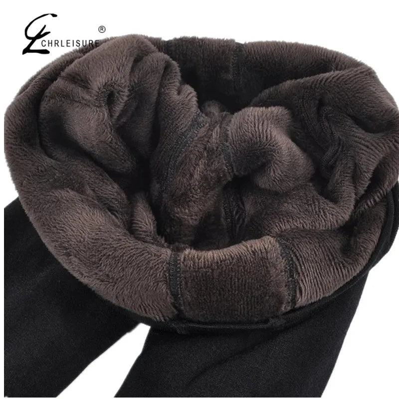 Women's Fleece-Lined High Waist Winter Leggings
