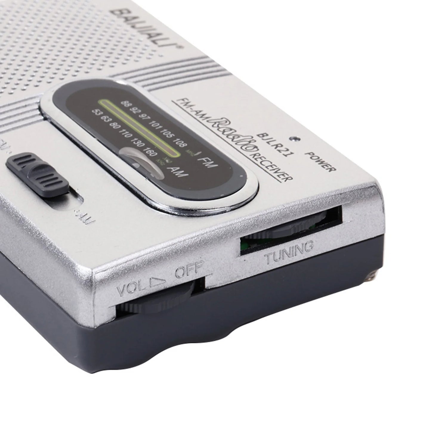 Radio FM/AM Small Portable Radio Battery Operated Radio Full-wave Band World Receiver Telescopic Antenna Built-in Speaker