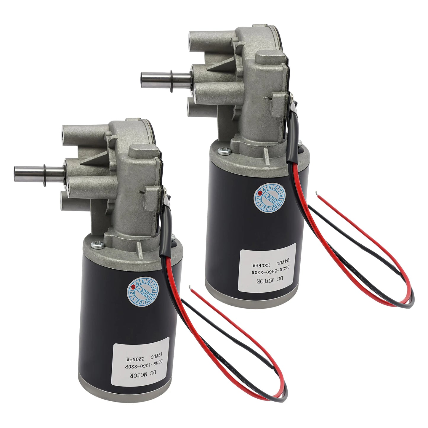 60W 12V/24V DC Geared Motor Electric Gear Motor Powerful Gear-Motor for Industrial Packaging, Printing, Textile