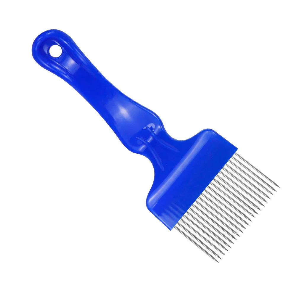 Beekeeping Honey Uncapping Spatula — 21-Needle Stainless Steel Hive Tool
