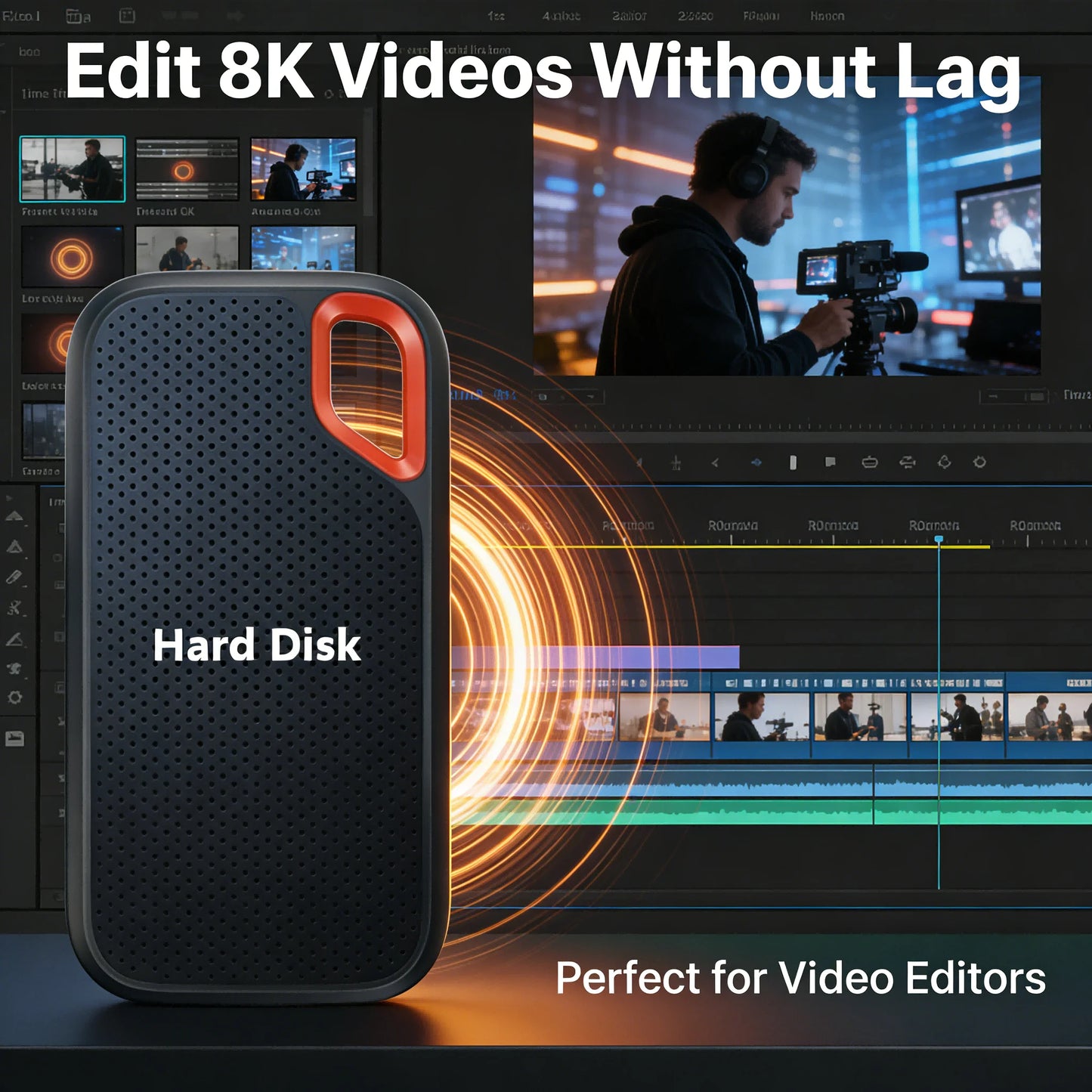 Ultra Thin Portable External SSD Solid State Drive | USB 3.1 Type-C