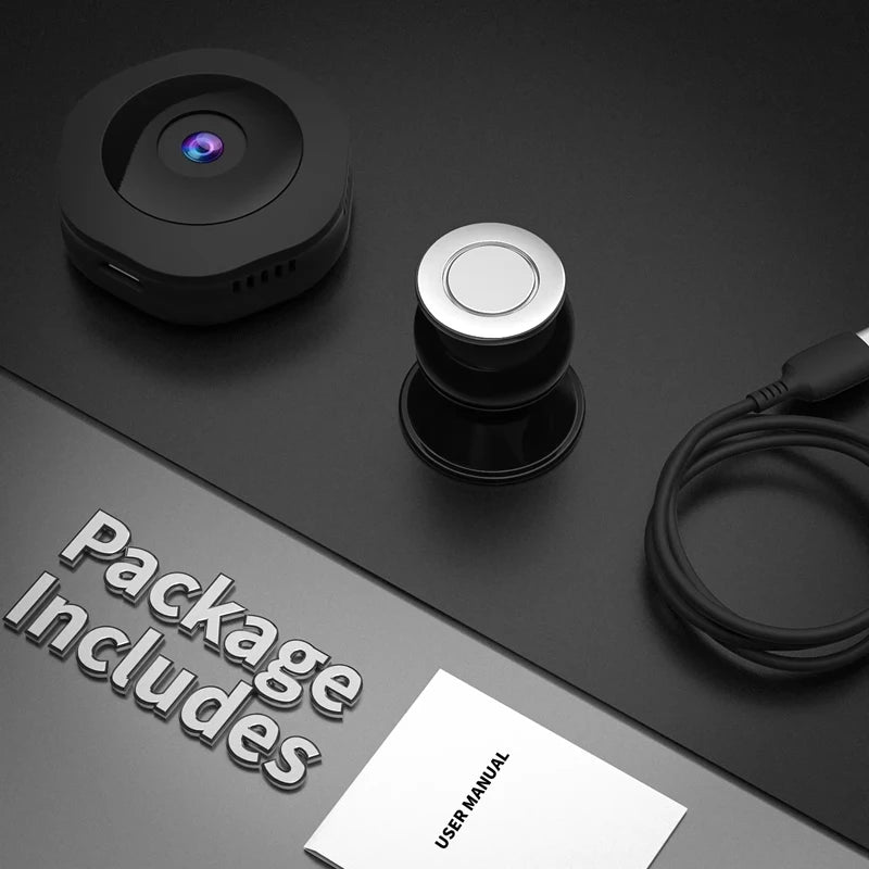 4K Mini Wireless Camera — Night Vision WiFi Home Monitor
