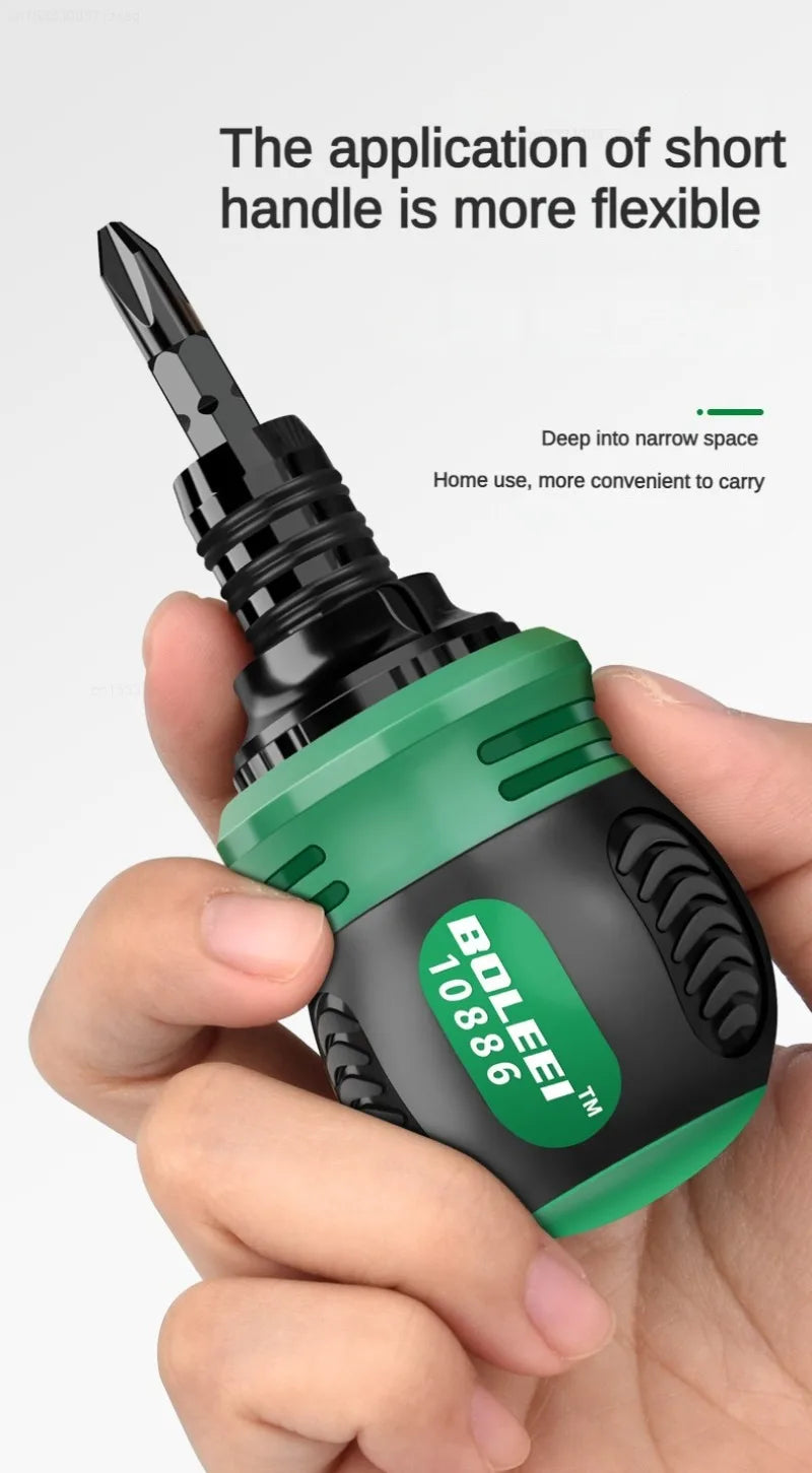 Mijia High Quality Ratchet Screwdriver Set With Multifunctional Adjustable Inner Cross Shaped Triangular Plum Screw Driver Tools