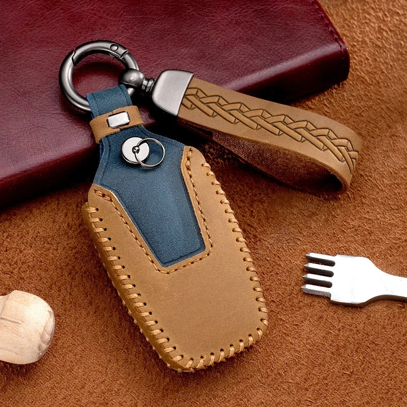 New Soft Leather TPU Car Key Case Cover For Toyota CHR Hilux Fortuner Land Cruiser 200 Camry Corolla Crown RAV4 Highland