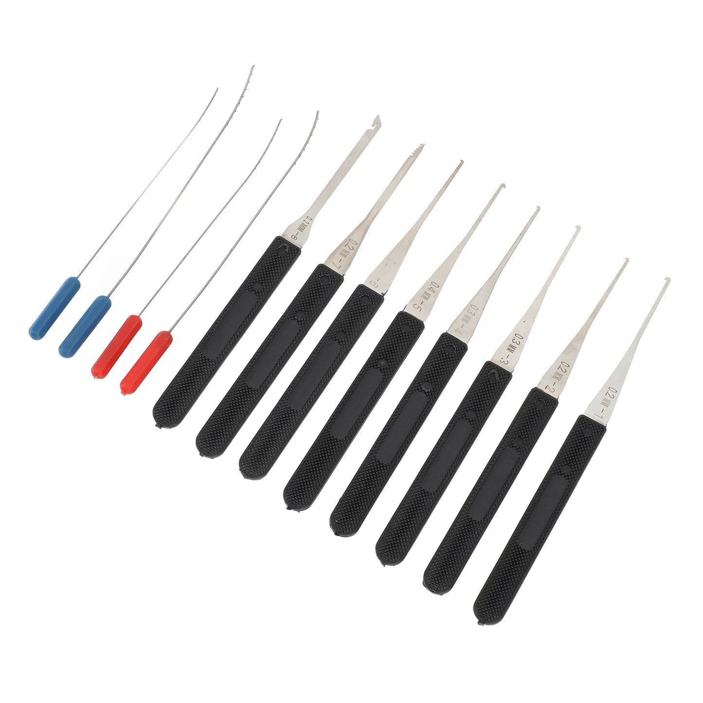 12PCS Lock Pick Set Locksmith Supplies Broken Key Auto Extractor Remove Hooks Stainless Steel DIY Hand Tools Hardware