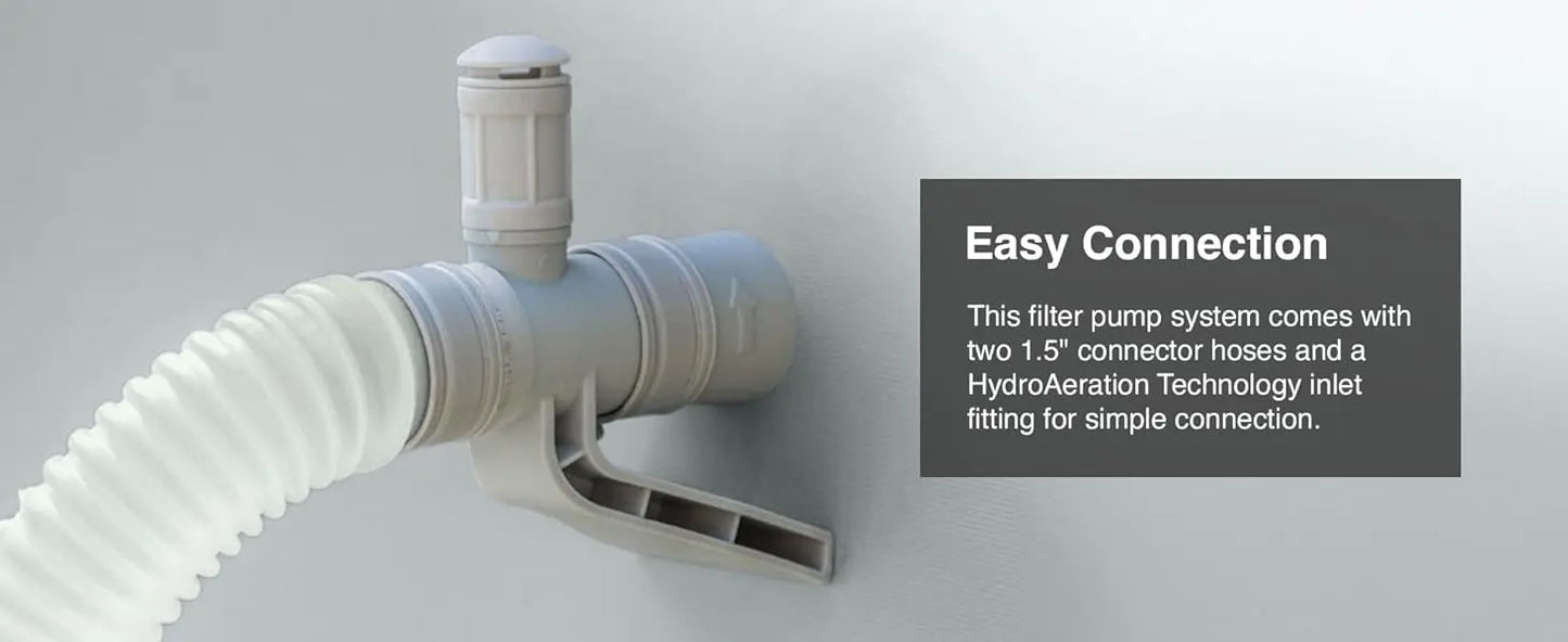 INTEX Krystal Clear Sand Filter Pump for Above Ground Pools Swimming Pool Pump with Automatic Timer Hydro Aeration Tech