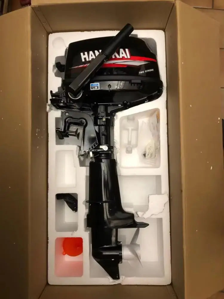 2026 New Arrival Original Hangkai 2 Stroke 6HP Outboard Motors Boat Marine Engines Water Cooled