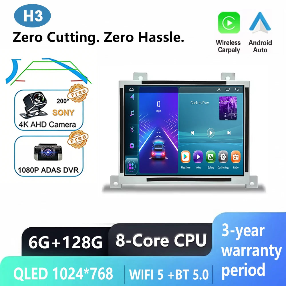 Car Stereo with Apple CarPlay & Android Auto, Compatible with Dodge Charger & Challenger (2015-2019)