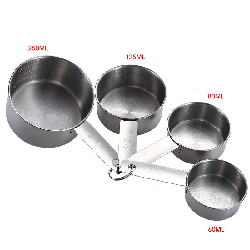 Stainless Measuring Spoons & Cups - 4 to 10 Piece Baking Set - photo 9