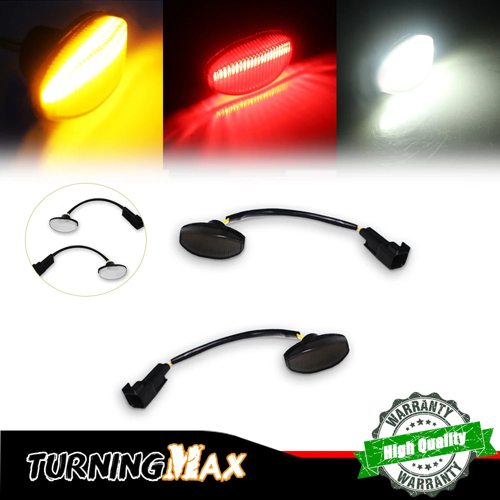 LED Side Marker Fender Lights for Ford F-150 Raptor SVT 2010–2014 (2-Pack)