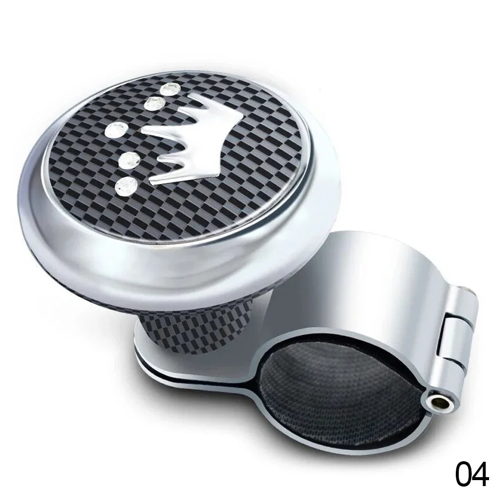 Car Steering Wheel Auto Truck Power Spinner Booster Aid Knob Ball Handle Clamp Car Accessories Professional Supplies Universal