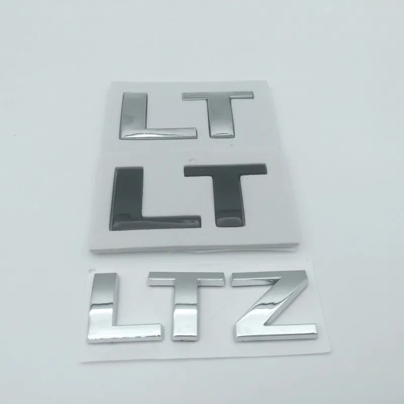 1pcs 3D ABS high quality for LT LTZ car Letter Emblem Rear tail trunk Decals badge sticker Decal styling auto Accessories