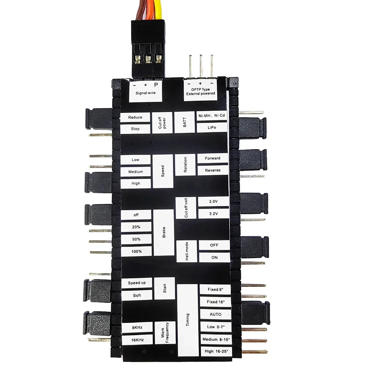 DYS 12A 20A 30A 40A 50A 60A 80A 100A 2-6S Brushless ESC With 5V/6A BEC For RC fixed-wing aircraft helicopter