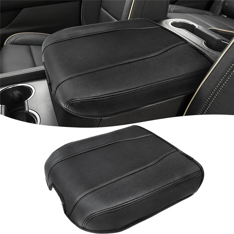 For Chevy Silverado GMC Sierra 2019-2025 Yukon Tahoe Suburban 2021-2025 Center Console Armrest Lids Cover