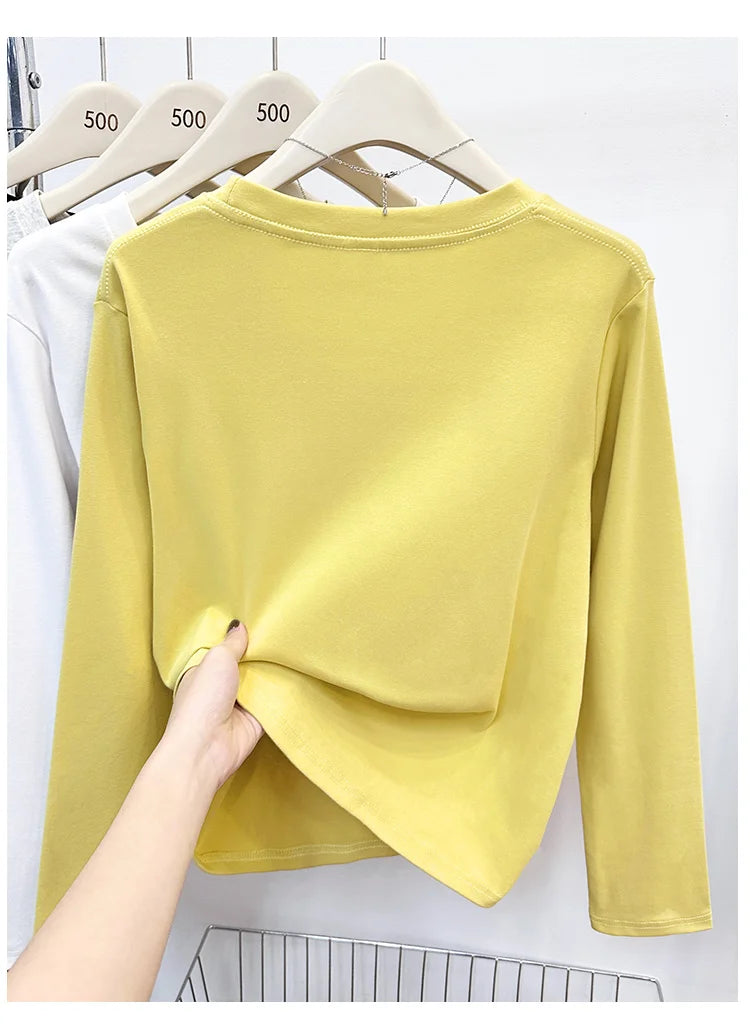 Women's long sleeve base layer tee, crew neck — view 17 of 20