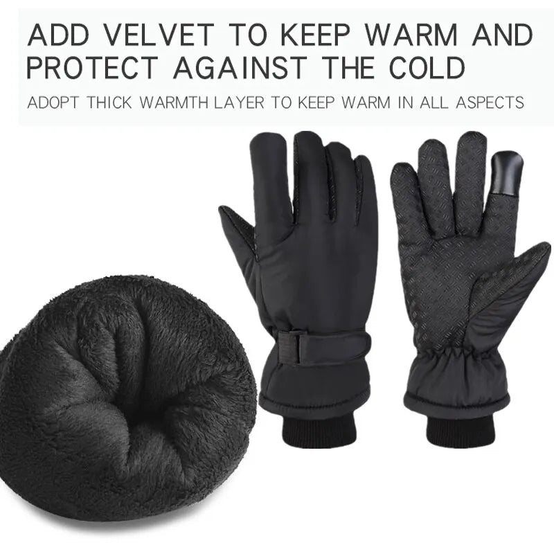 Men's Winter Sports Gloves - Windproof Cycling and Ski Gloves - photo 3