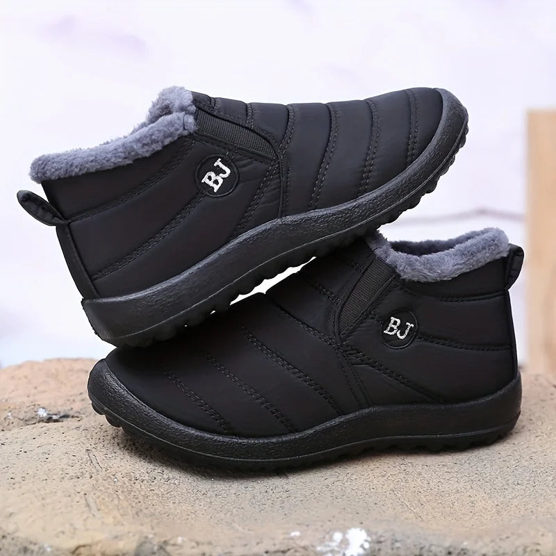 Unisex Round Toe Snow Boots - Thick Sole Insulated Winter Boots - photo 11