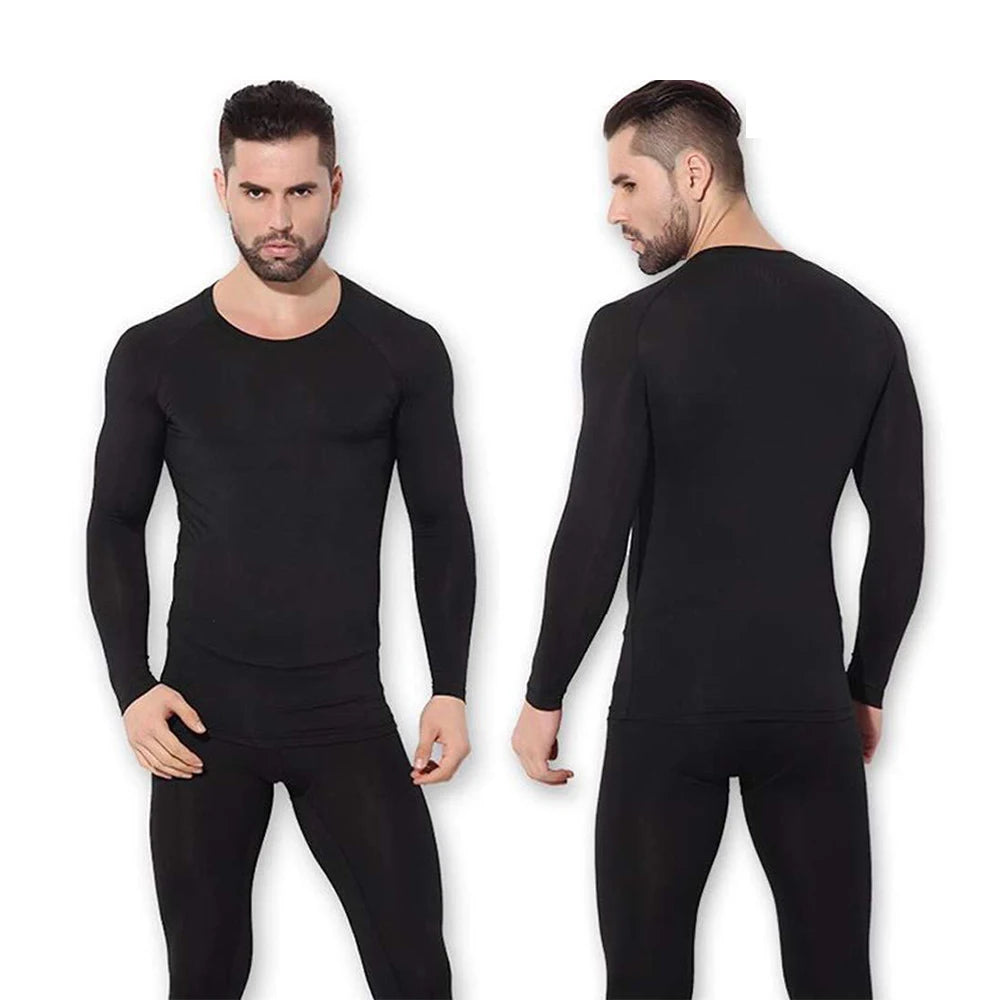 Men's Thermal Underwear Set - Long Johns Top and Bottom Base Layer - photo 5