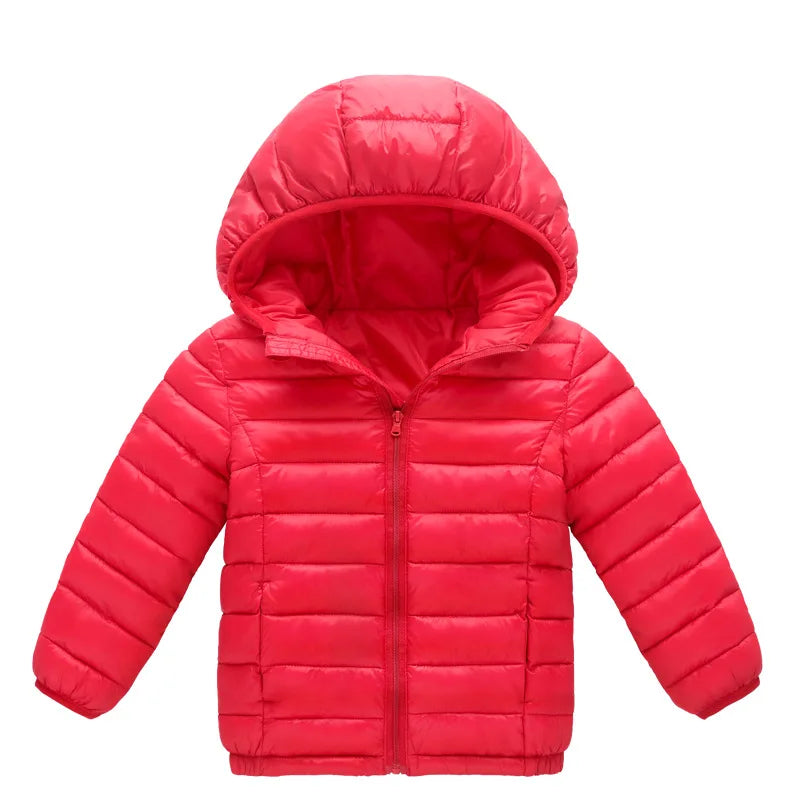 Kids Hooded Puffer Coat - Padded Winter Jacket for Ages 3-12 - photo 7
