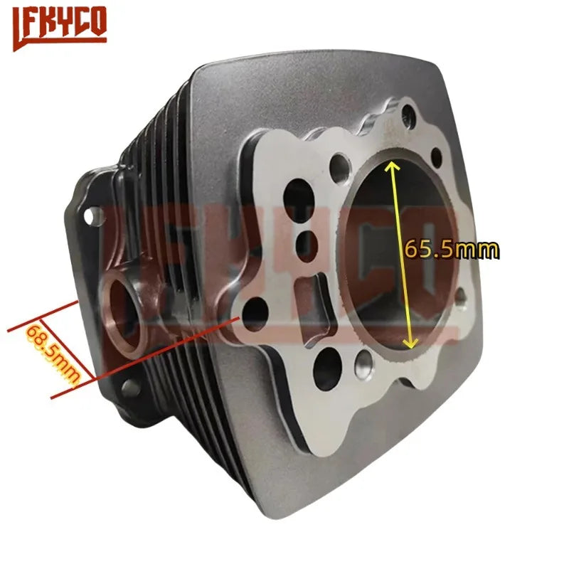 Motorcycle Accessory 65.5mm Engine Part Cylinder Kit 150CC Big to 250CC Bore Motor for CG150 ZJ150 ZJ CG 150 Equipment Motoblock